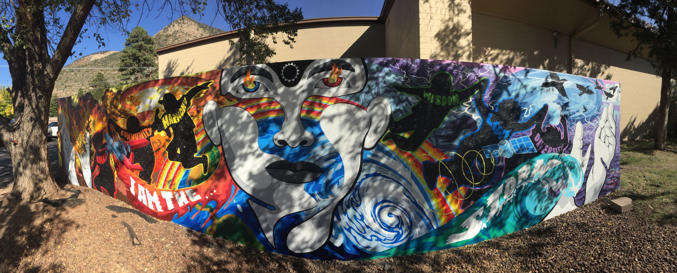 Summit High mural